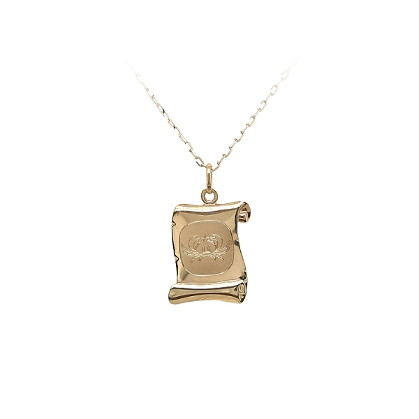 Gold-Anhänger Zeichen des Krebses