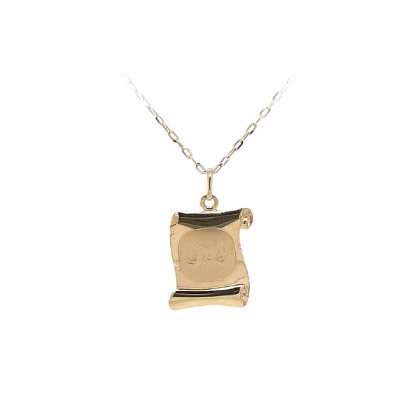 Gold-Anhänger Zeichen des Krebses