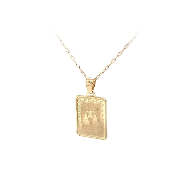 Gold-Anhänger Zeichen der Waage