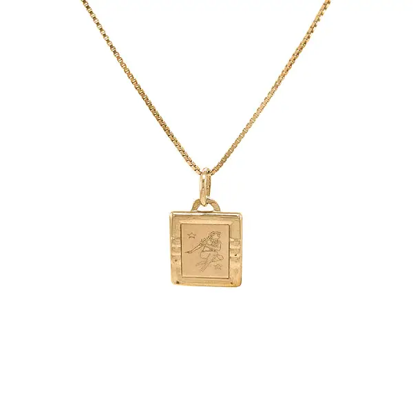 Gold-Anhänger Zeichen der Jungfrau