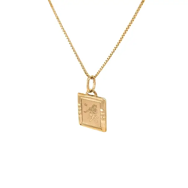 Gold-Anhänger Zeichen der Jungfrau