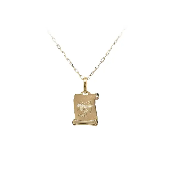 Gold-Anhänger Zeichen des Schütze
