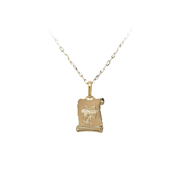 Gold-Anhänger Zeichen des Schütze