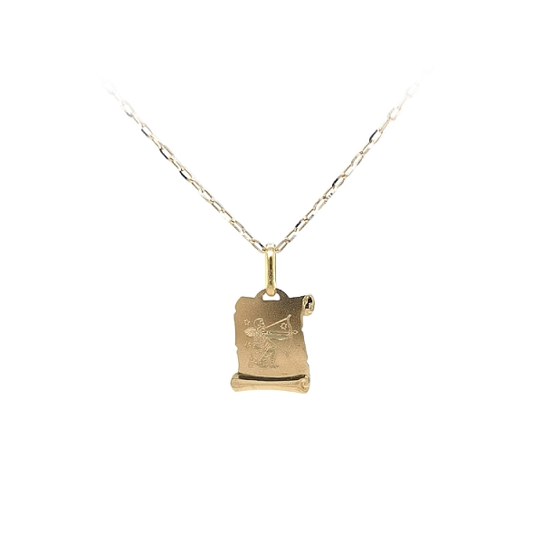 Gold-Anhänger Zeichen des Schütze