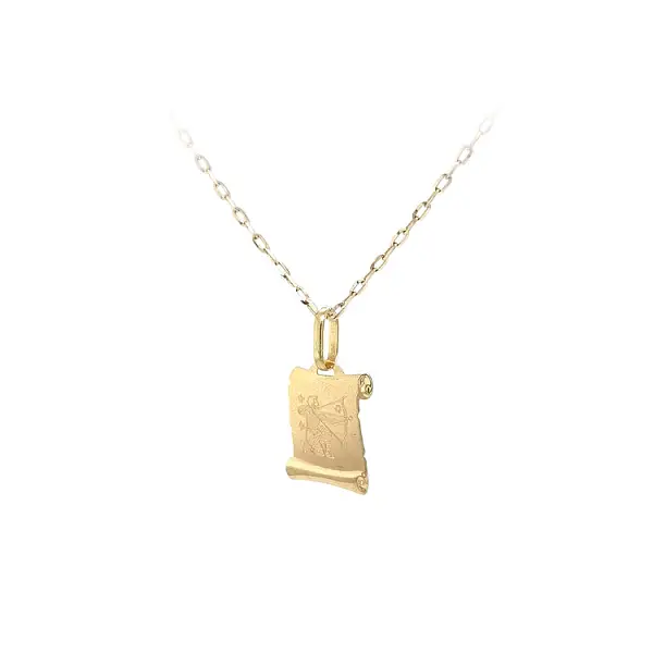 Gold-Anhänger Zeichen des Schütze