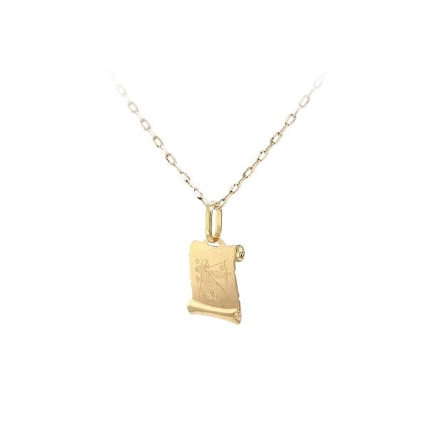 Gold-Anhänger Zeichen des Schütze