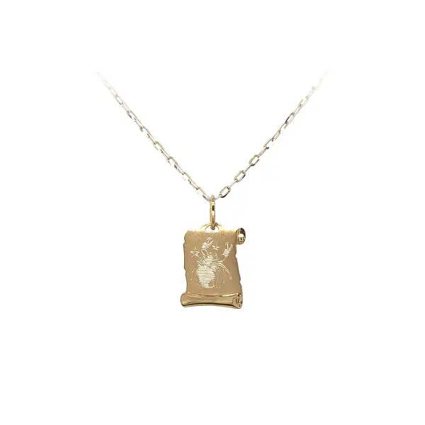 Gold-Anhänger Zeichen des Krebses