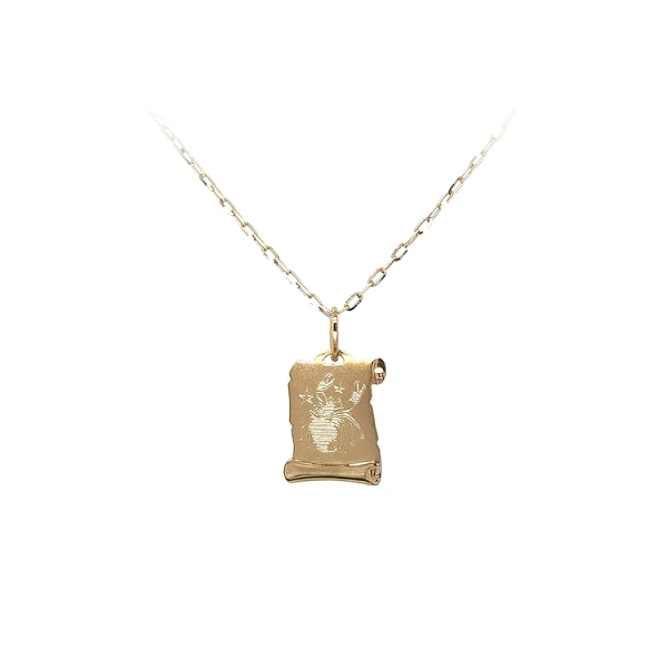 Gold-Anhänger Zeichen des Krebses