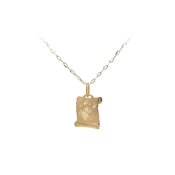Gold-Anhänger Zeichen des Krebses