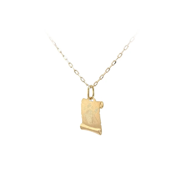 Gold-Anhänger Zeichen des Krebses