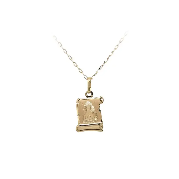 Gold-Anhänger Zeichen der Jungfrau