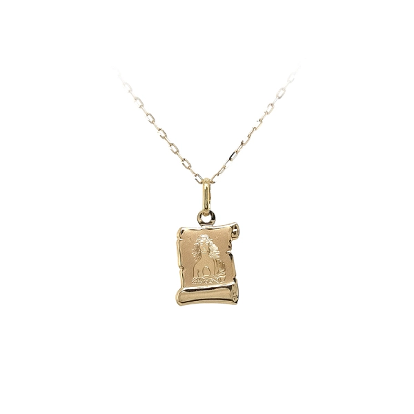 Gold-Anhänger Zeichen der Jungfrau