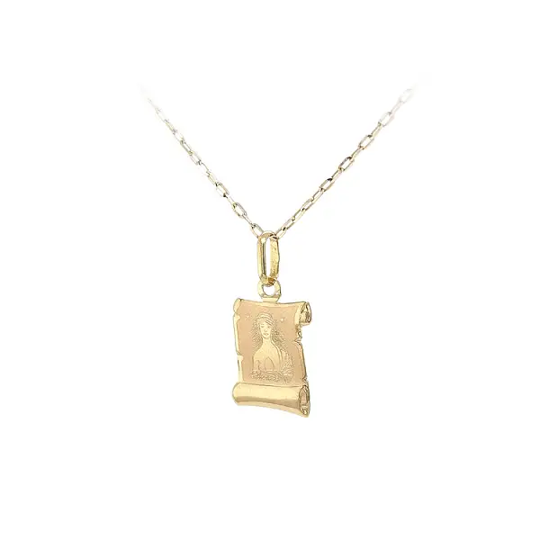Gold-Anhänger Zeichen der Jungfrau