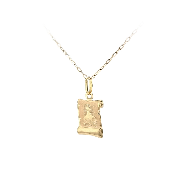 Gold-Anhänger Zeichen der Jungfrau