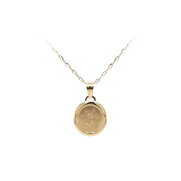 Gold-Anhänger Zeichen des Schütze