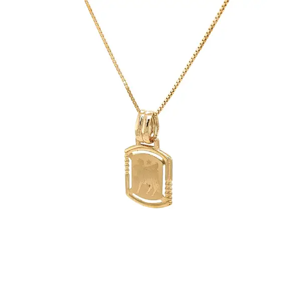 Gold-Anhänger Zeichen des Schütze