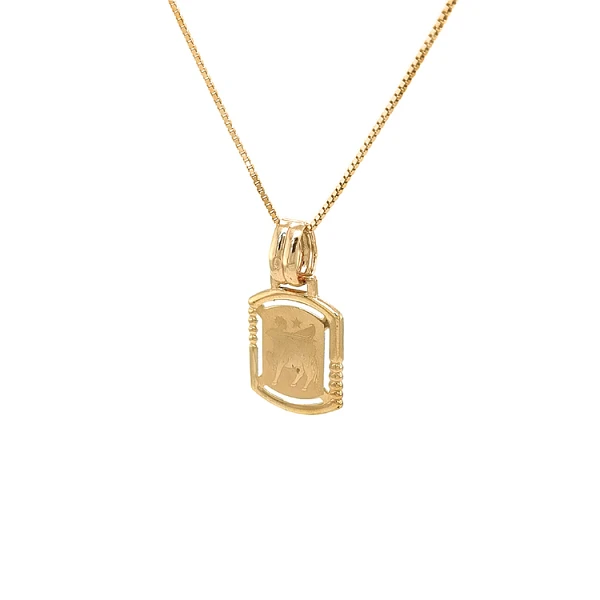 Gold-Anhänger Zeichen des Schütze