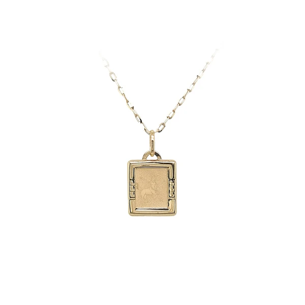Gold-Anhänger Zeichen des Schütze