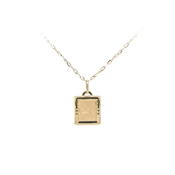Gold-Anhänger Zeichen des Schütze