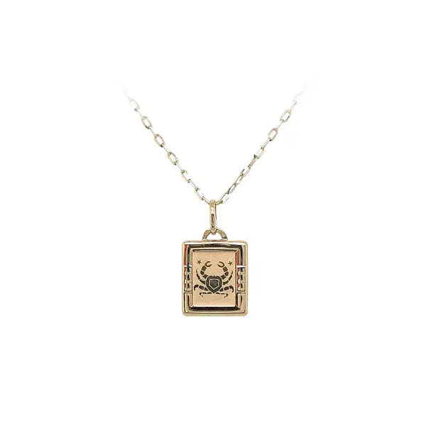 Gold-Anhänger Zeichen des Krebses