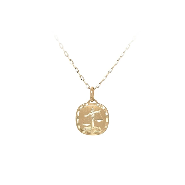 Gold-Anhänger Zeichen der Waage