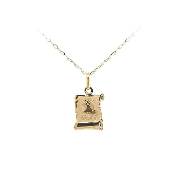 Gold-Anhänger Zeichen der Jungfrau