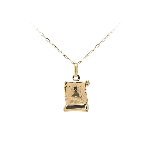 Gold-Anhänger Zeichen der Jungfrau