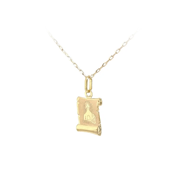 Gold-Anhänger Zeichen der Jungfrau