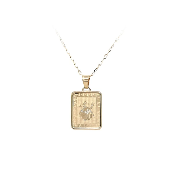Gold-Anhänger Zeichen des Krebses
