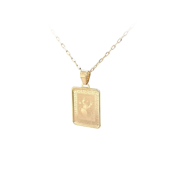 Gold-Anhänger Zeichen des Krebses