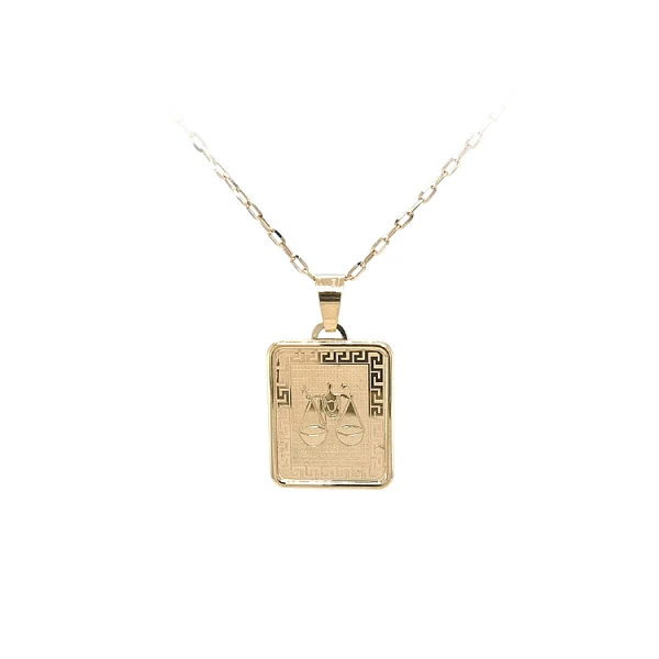 Gold-Anhänger Zeichen der Waage