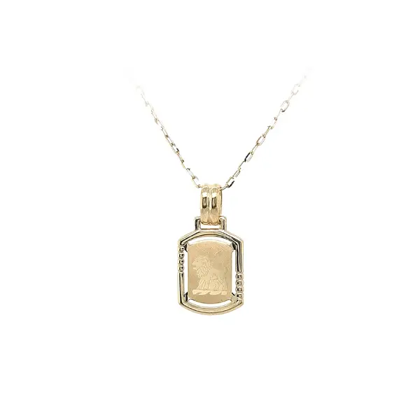 Gold-Anhänger Zeichen des Löwen