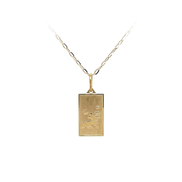 Gold-Anhänger Zeichen des Schütze