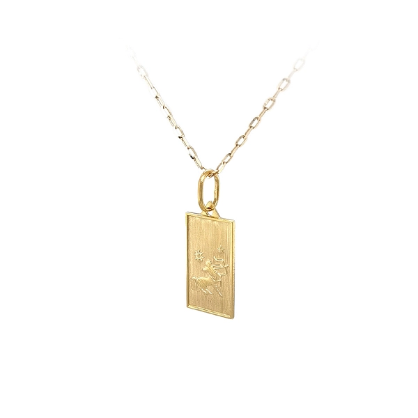 Gold-Anhänger Zeichen des Schütze