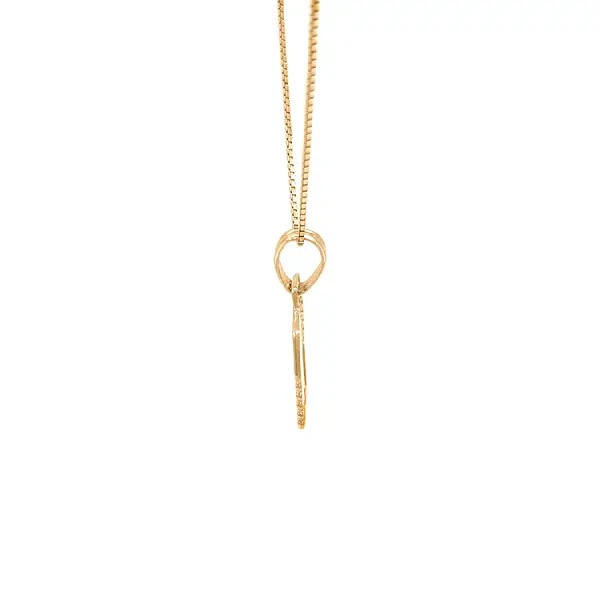 Gold-Anhänger Zeichen der Waage