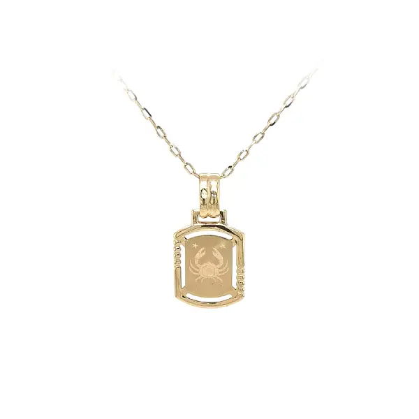 Gold-Anhänger Zeichen des Krebses