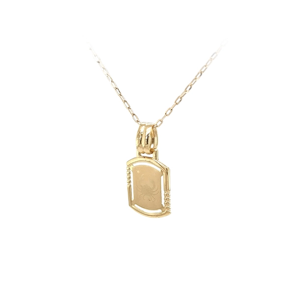 Gold-Anhänger Zeichen des Krebses