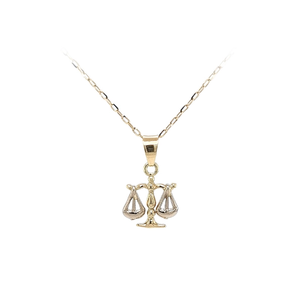 Gold-Anhänger Zeichen der Waage
