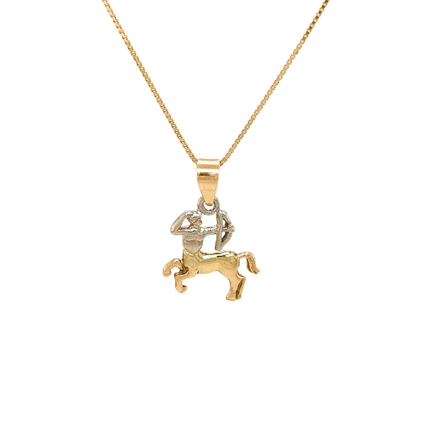 Gold-Anhänger Zeichen des Schütze