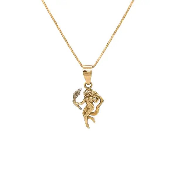 Gold-Anhänger Zeichen der Jungfrau