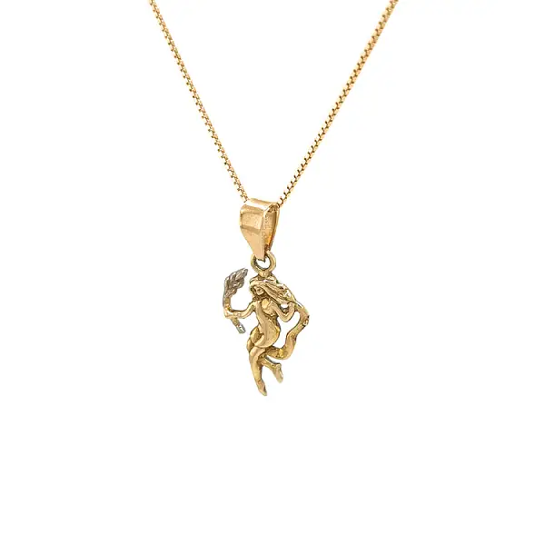 Gold-Anhänger Zeichen der Jungfrau