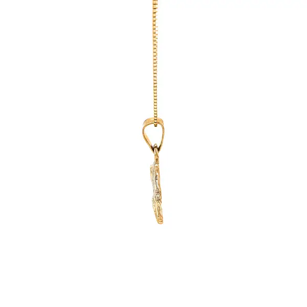 Gold-Anhänger Zeichen des Steinbocks