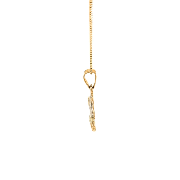 Gold-Anhänger Zeichen des Steinbocks