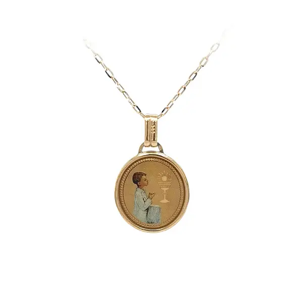 Gold-Anhänger Erste Heilige Kommunion