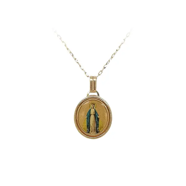 Gold-Anhänger Madonna Jungfrau Maria