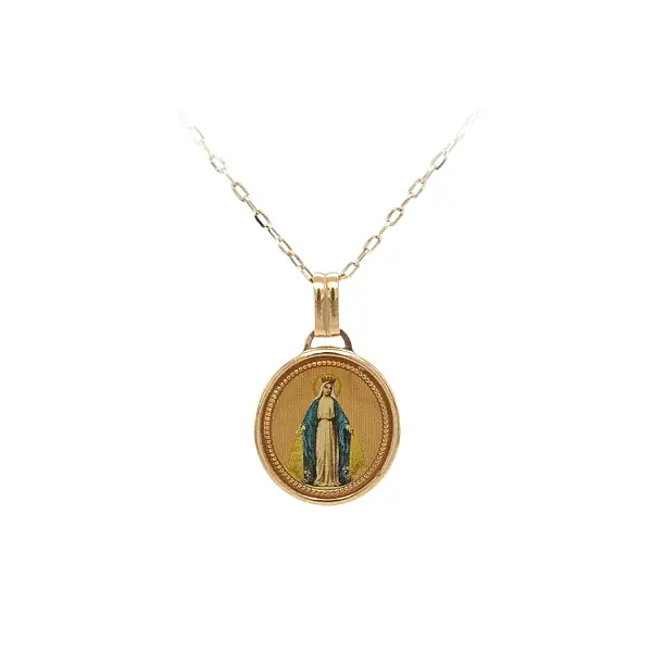 Gold-Anhänger Madonna Jungfrau Maria