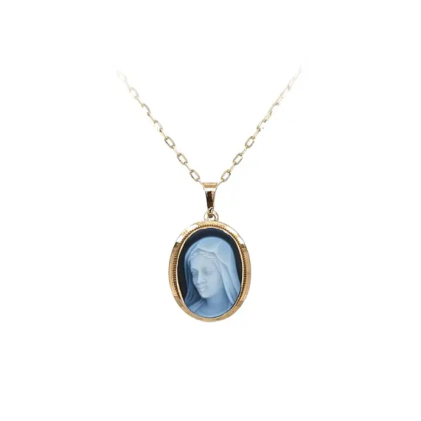 Gold-Anhänger Madonna Jungfrau Maria