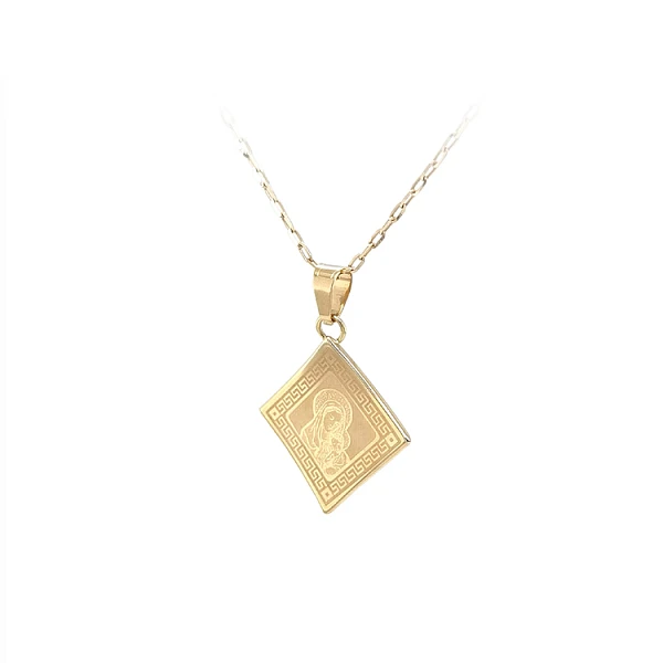Gold-Anhänger Madonna Maria mit Jesuskind