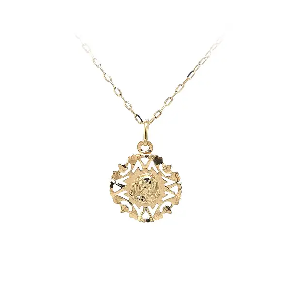 Gold-Anhänger Madonna Jungfrau Maria