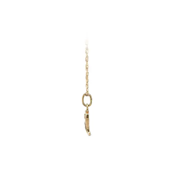 Gold-Anhänger mit Zirkon